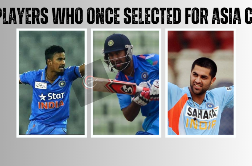  5 Players who Once Selected for Asia Cup, one of the players in the list is an old friend of Virat Kohli